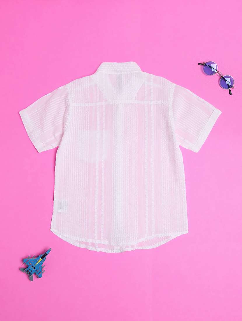 boys collared short sleeve shirt - 22161799 -  Standard Image - 1