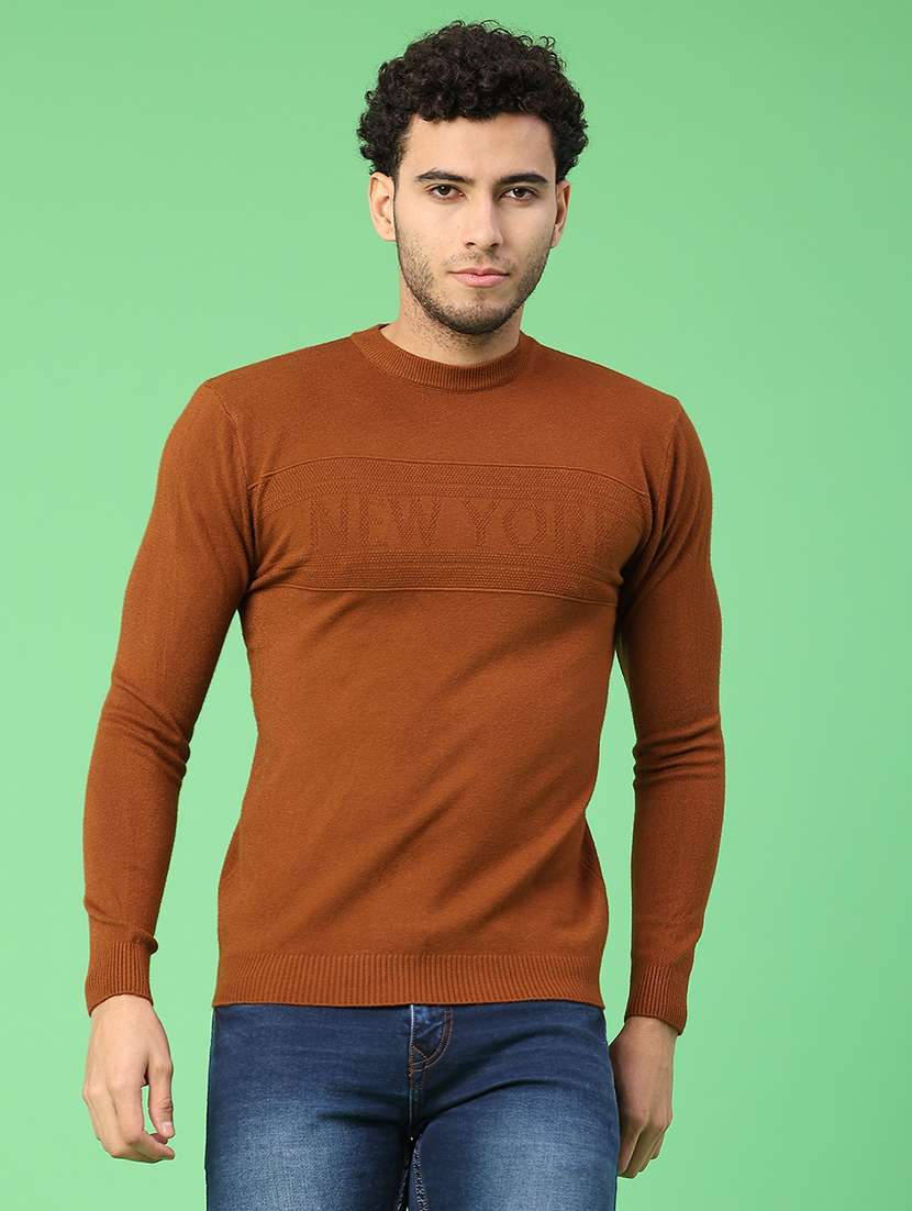 men solid long sleeve mock neck pullover - 22161820 -  Standard Image - 1
