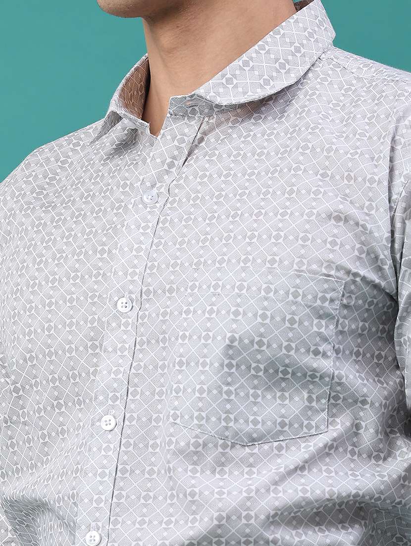 men printed long sleeve shirt - 22161898 -  Standard Image - 4