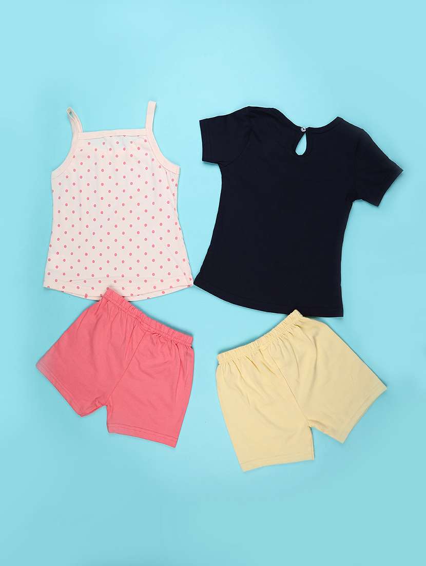 girls pack of 2 printed co-ord set - 22161922 -  Standard Image - 1