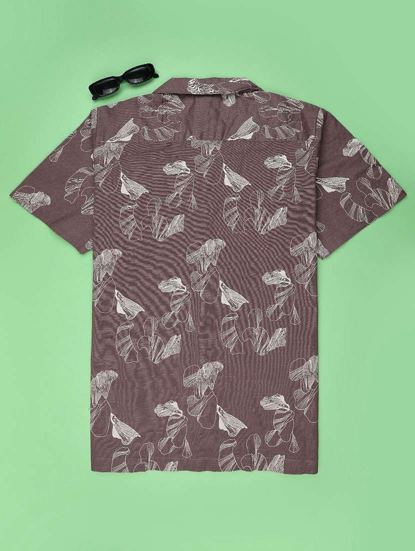 boys printed collared short sleeve shirt - 22161962 -  Standard Image - 1