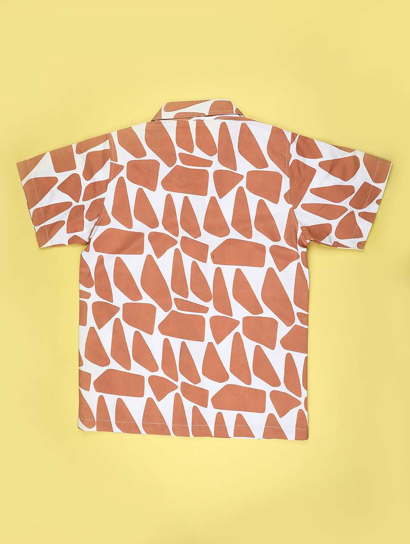 boys printed collared short sleeve shirt - 22161964 -  Standard Image - 1