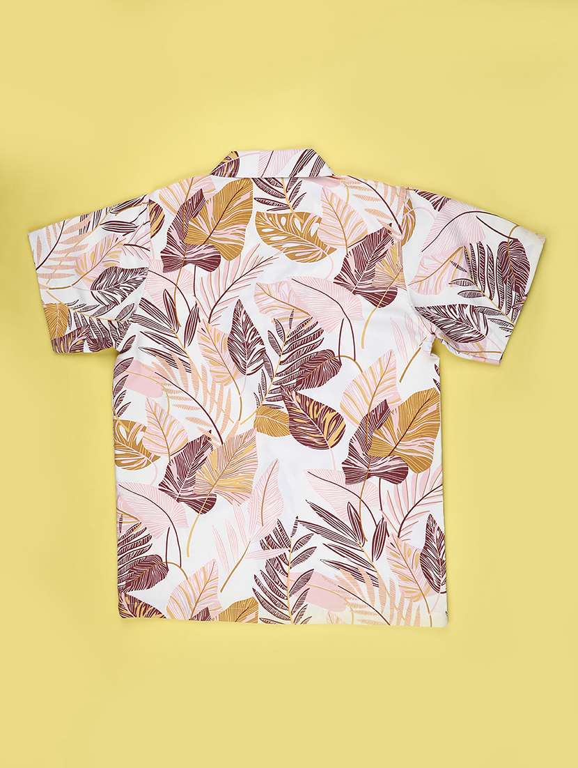 boys printed collared short sleeve shirt - 22161967 -  Standard Image - 1
