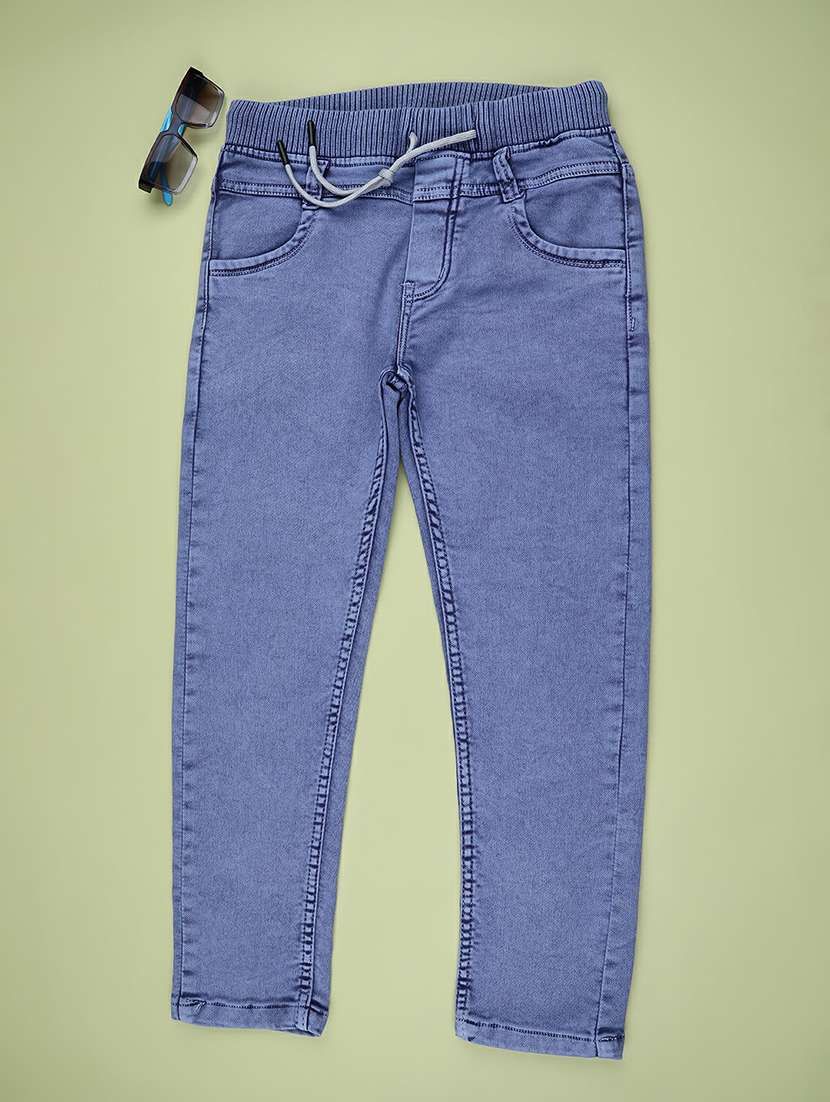 Girls Solid Mid Rise Slim Jean - 22161982 -  Standard Image - 1