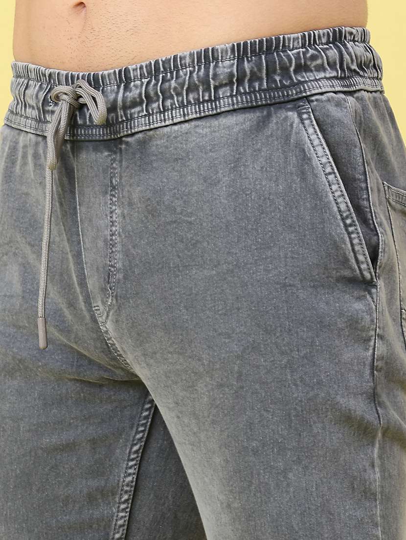 grey cotton blend jeans - 22162042 -  Standard Image - 1