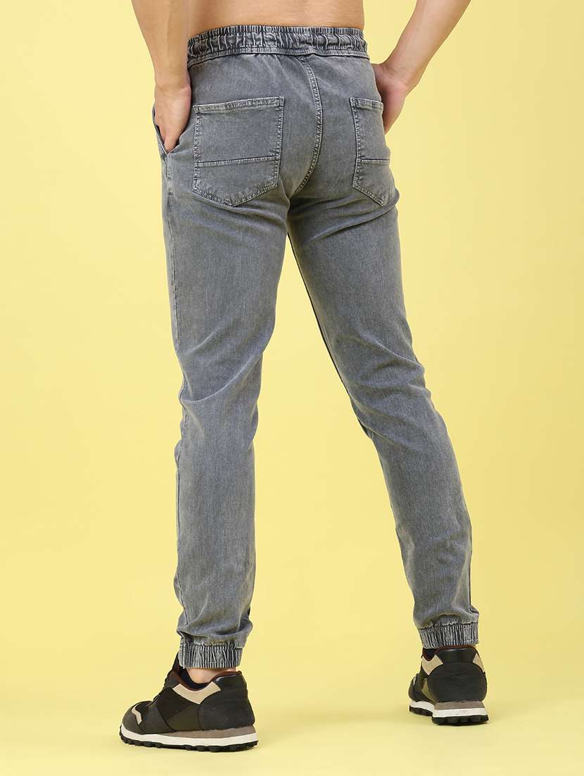 grey cotton blend jeans - 22162042 -  Standard Image - 4