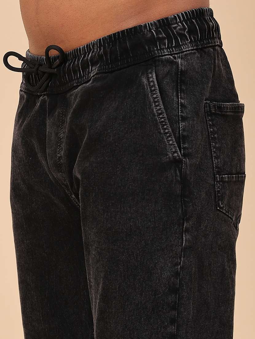 black cotton jeans - 22162043 -  Standard Image - 1
