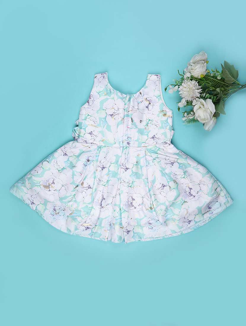 girls floral print sleeveless frock  - 22162056 -  Standard Image - 1