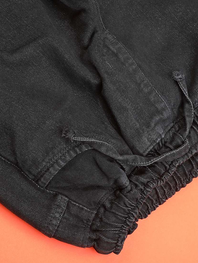 Girls Solid Mid Rise Straight Jean - 22162145 -  Standard Image - 4