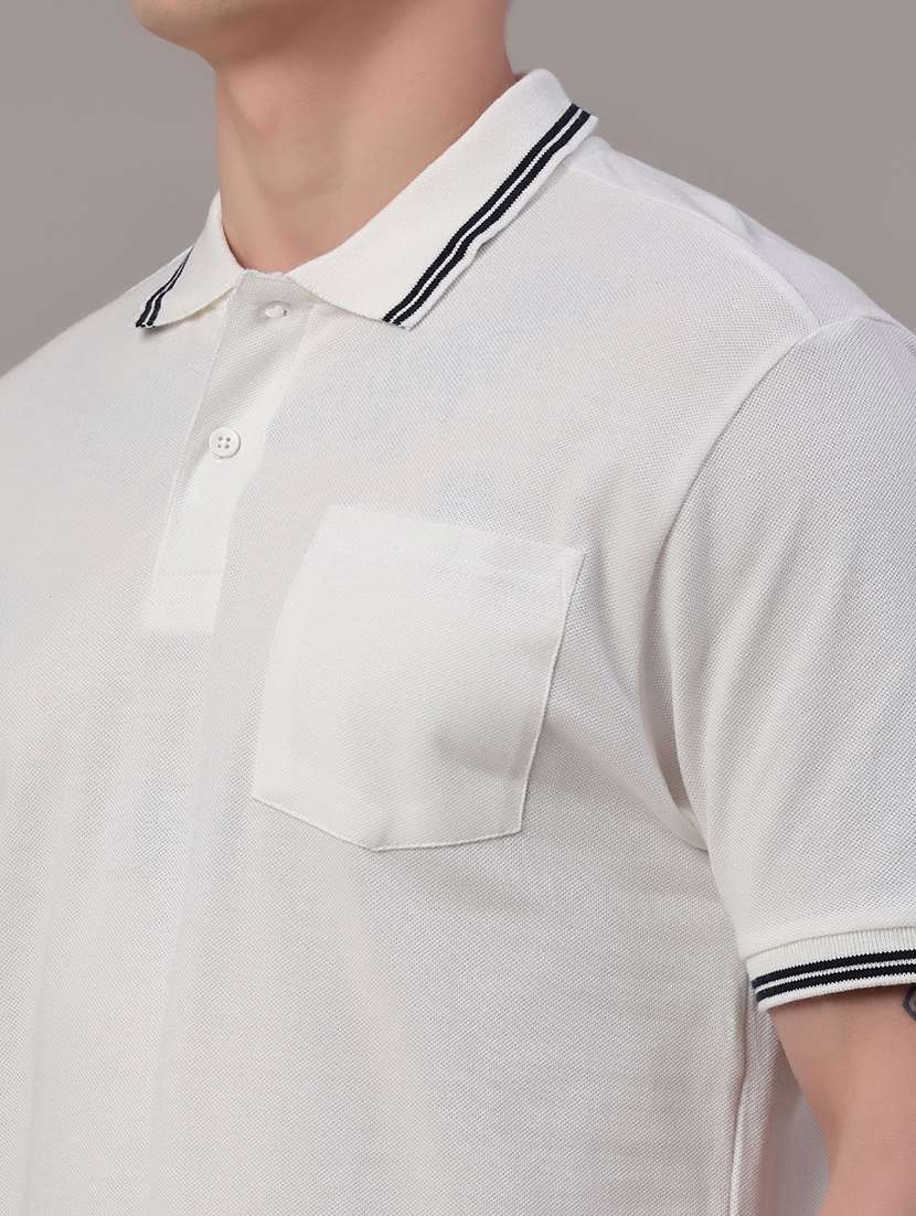 men solid short sleeve regular fit polo t-shirt - 22162160 -  Standard Image - 1