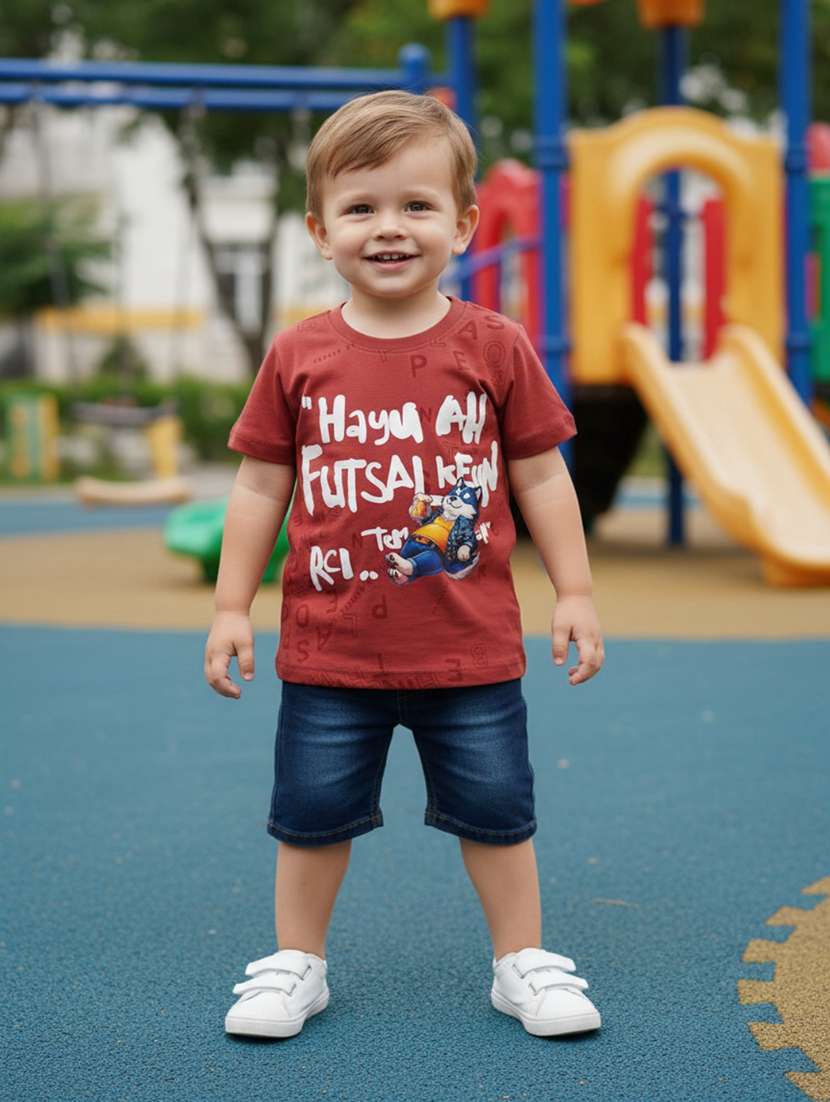 boys printed short sleeve t-shirt - 22162184 -  Standard Image - 1