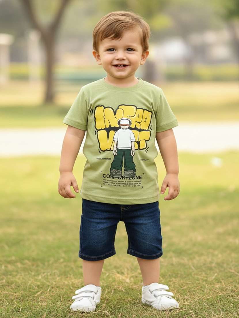 boys printed short sleeve t-shirt - 22162185 -  Standard Image - 1