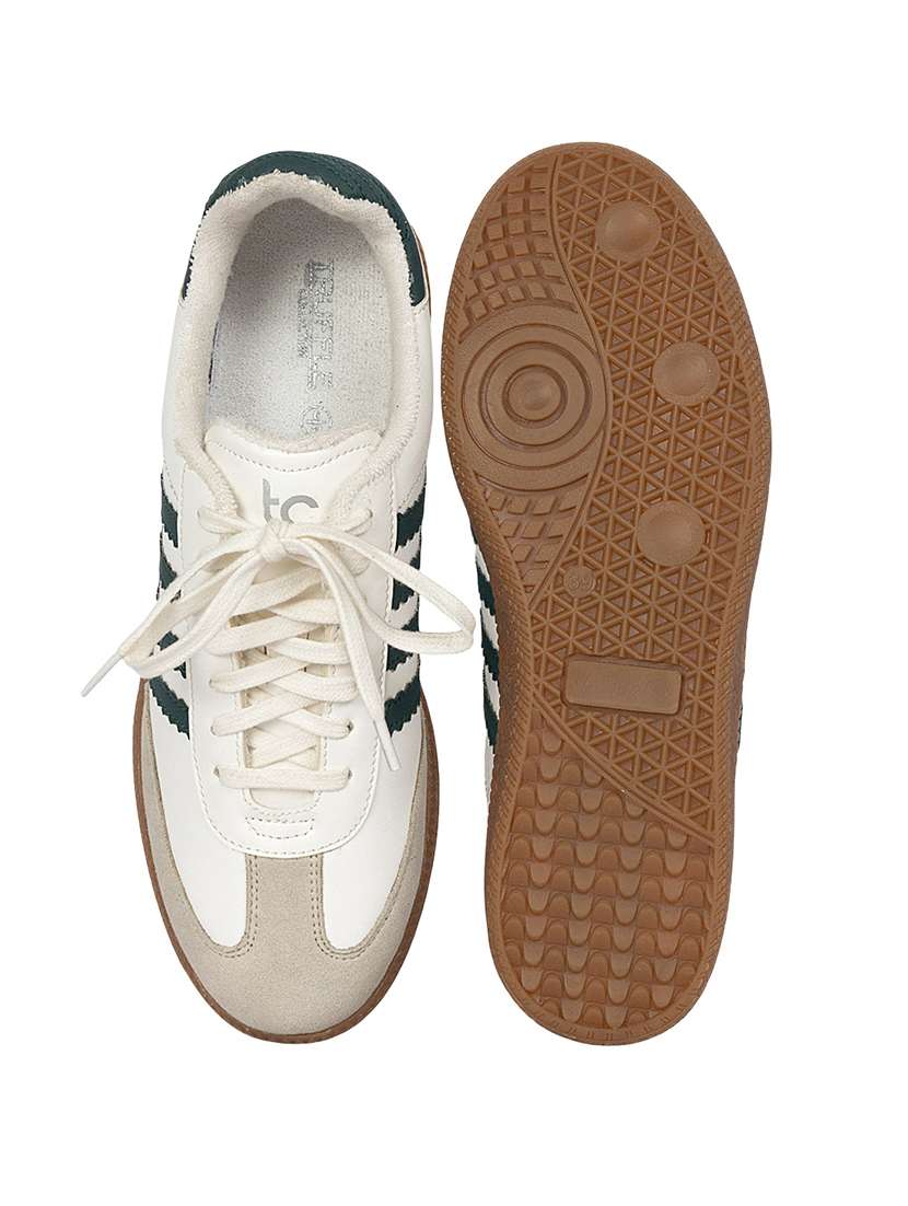 men solid lace-up sneaker - 22162234 -  Standard Image - 4