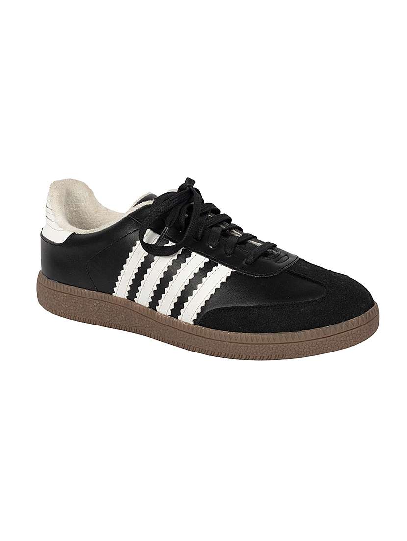 men solid lace-up sneaker - 22162235 -  Standard Image - 1