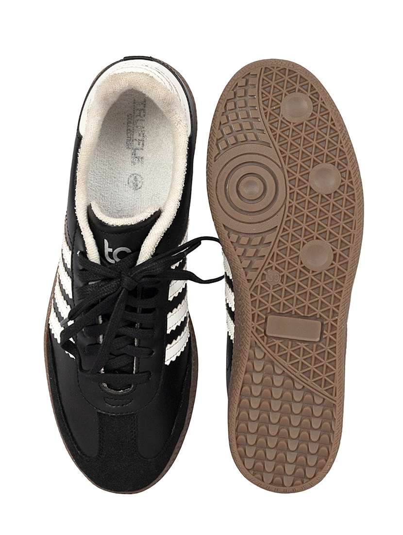 men solid lace-up sneaker - 22162235 -  Standard Image - 4