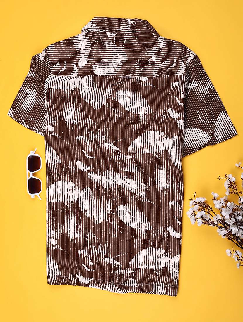 boys printed short sleeve casual shirt - 22162258 -  Standard Image - 1