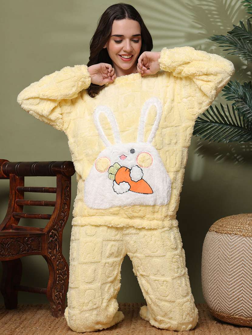 women long sleeve nightwear pyjama set - 22162304 -  Standard Image - 4