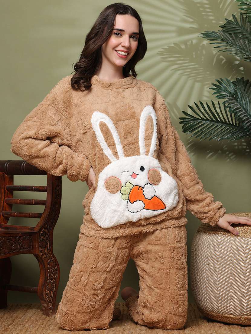 women long sleeve nightwear pyjama set - 22162306 -  Standard Image - 4