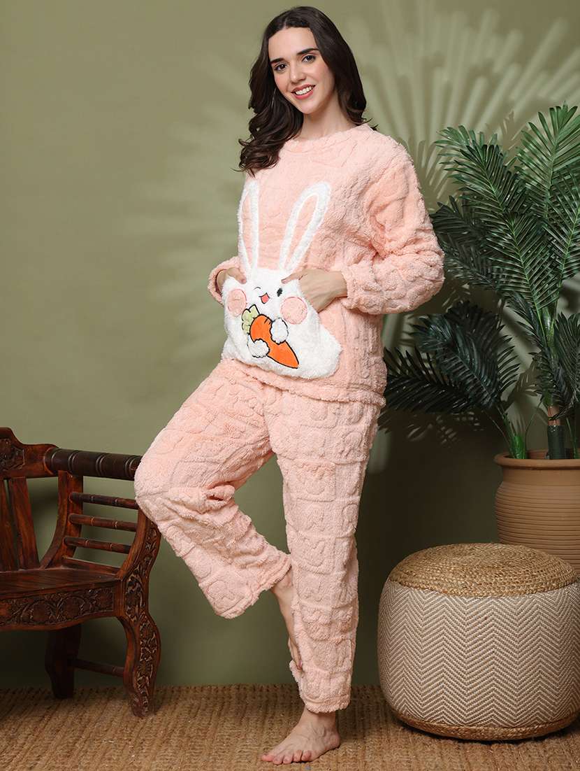 women long sleeve nightwear pyjama set - 22162307 -  Standard Image - 1