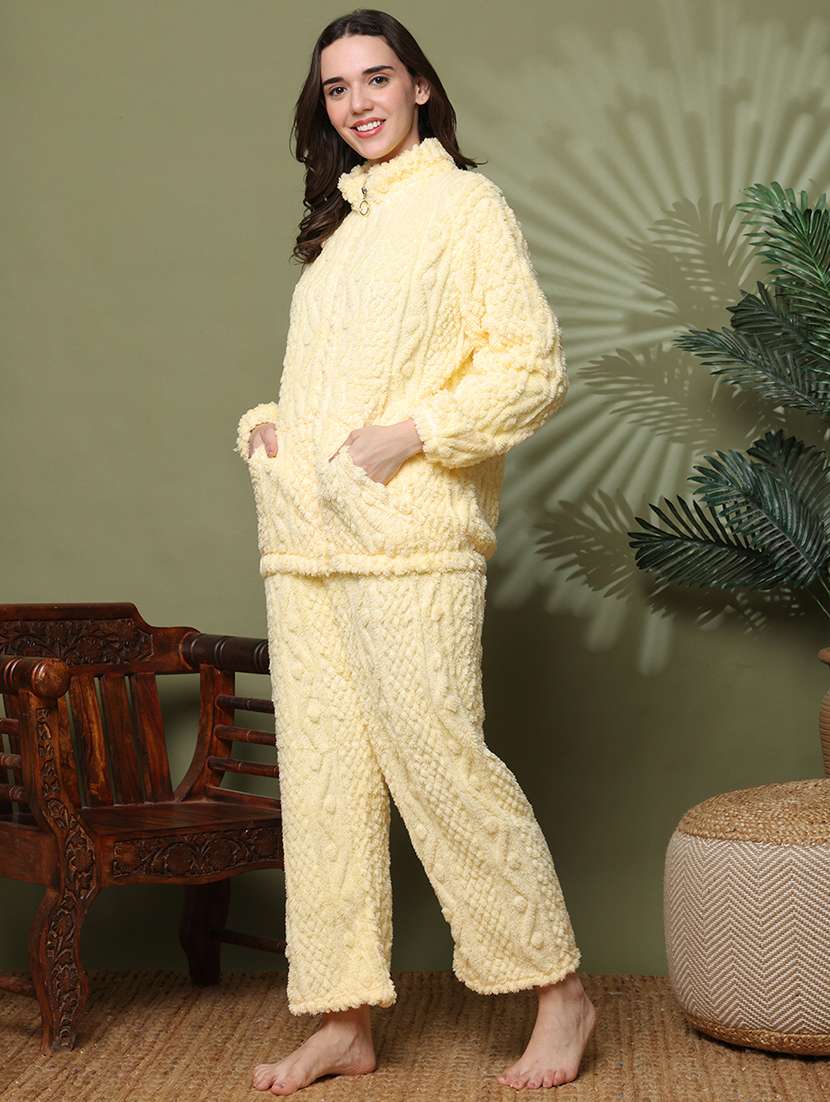 women long sleeve nightwear pyjama set - 22162314 -  Standard Image - 1