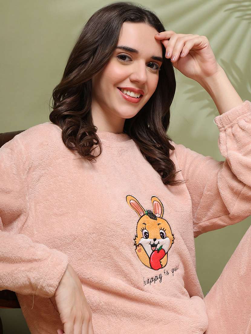 women long sleeve nightwear pyjama set - 22162316 -  Standard Image - 4