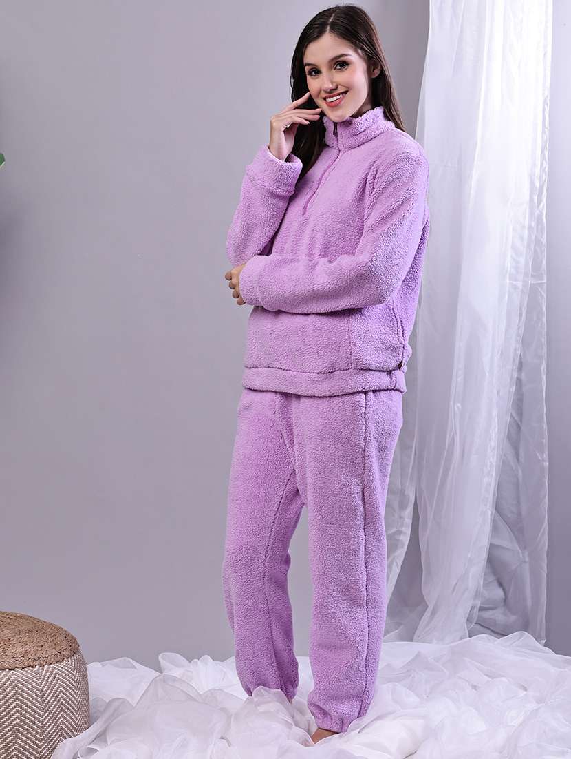 lavender wool combos nightwear - 22162326 -  Standard Image - 1