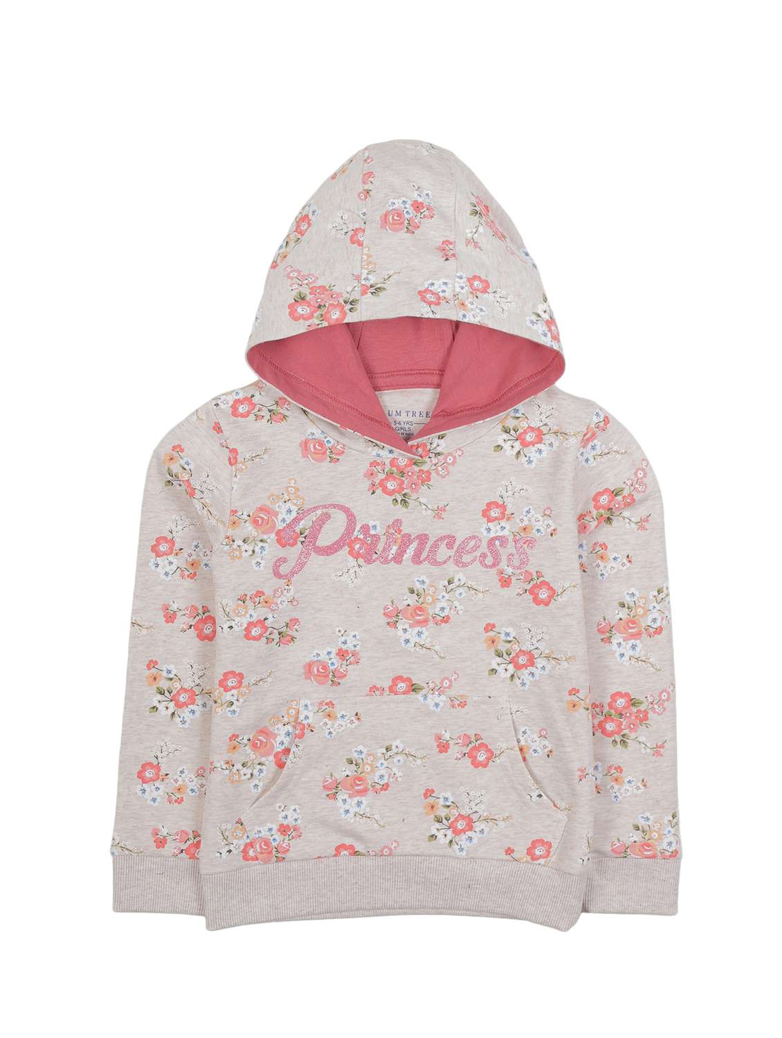girls printed long sleeve hooded full length set - 22162354 -  Standard Image - 1
