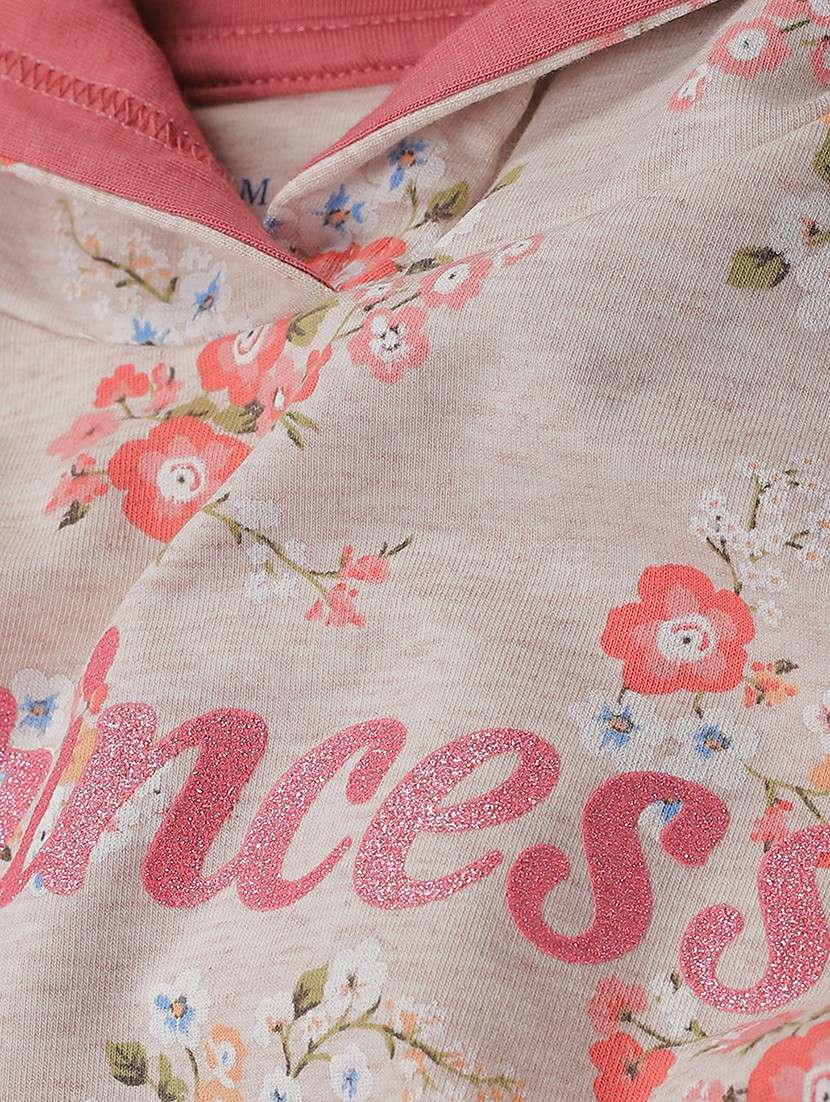 girls printed long sleeve hooded full length set - 22162354 -  Standard Image - 6
