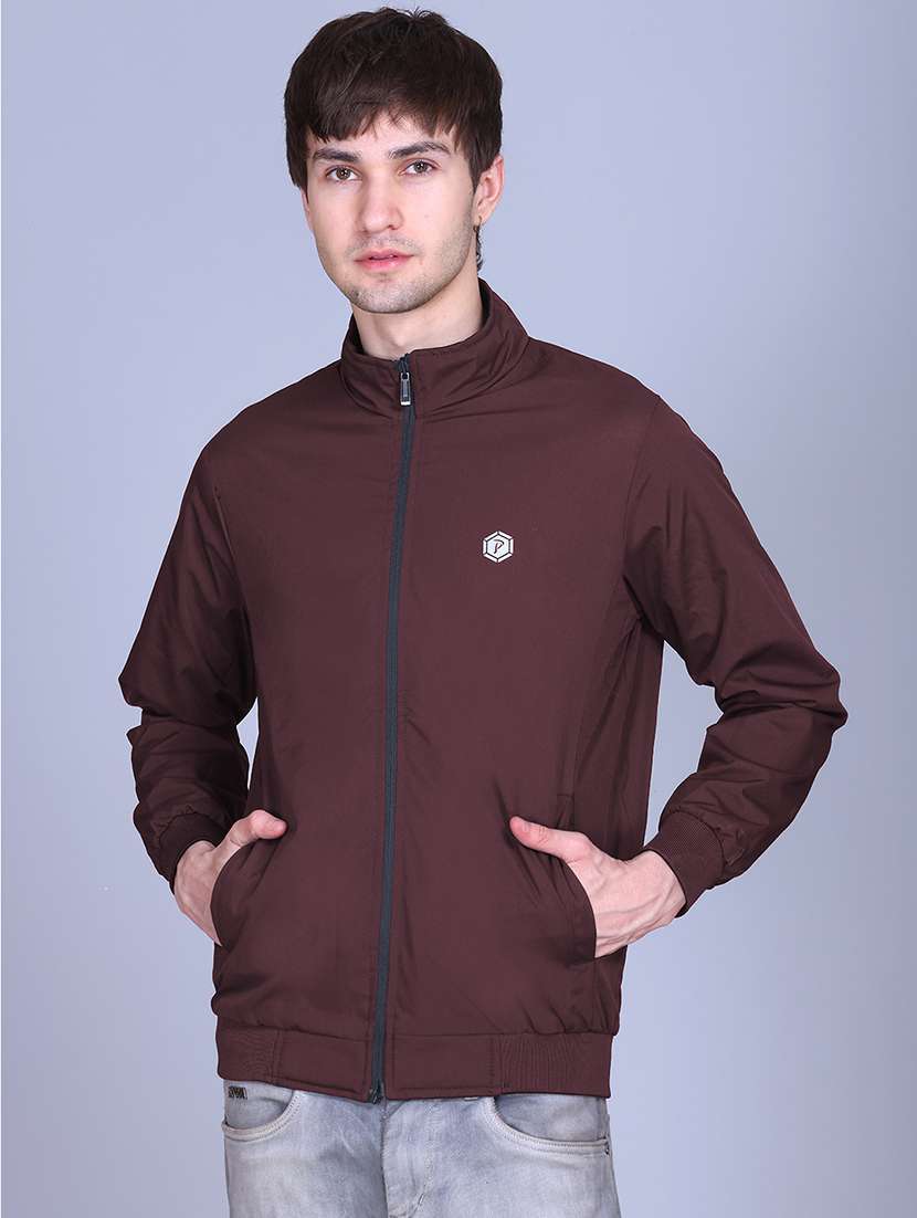 men solid long sleeve regualr fit reversible casual jacket - 22162368 -  Standard Image - 1