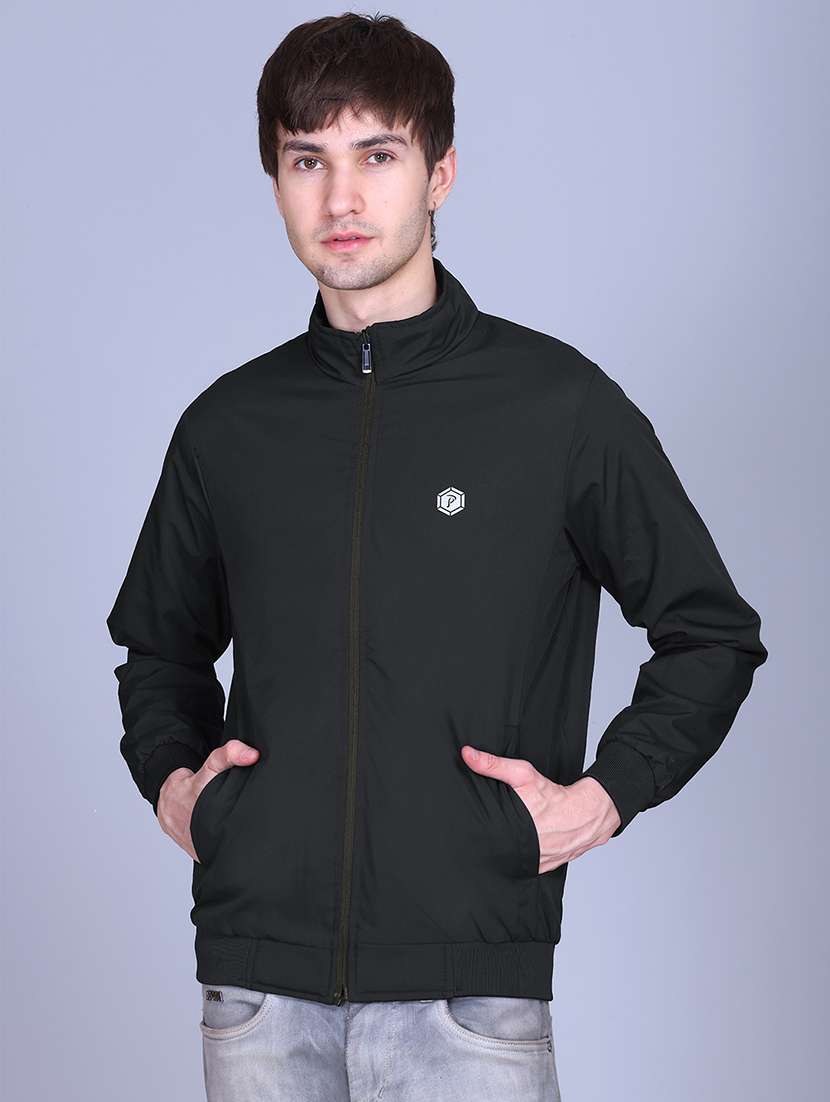 men solid long sleeve regualr fit reversible casual jacket - 22162369 -  Standard Image - 1