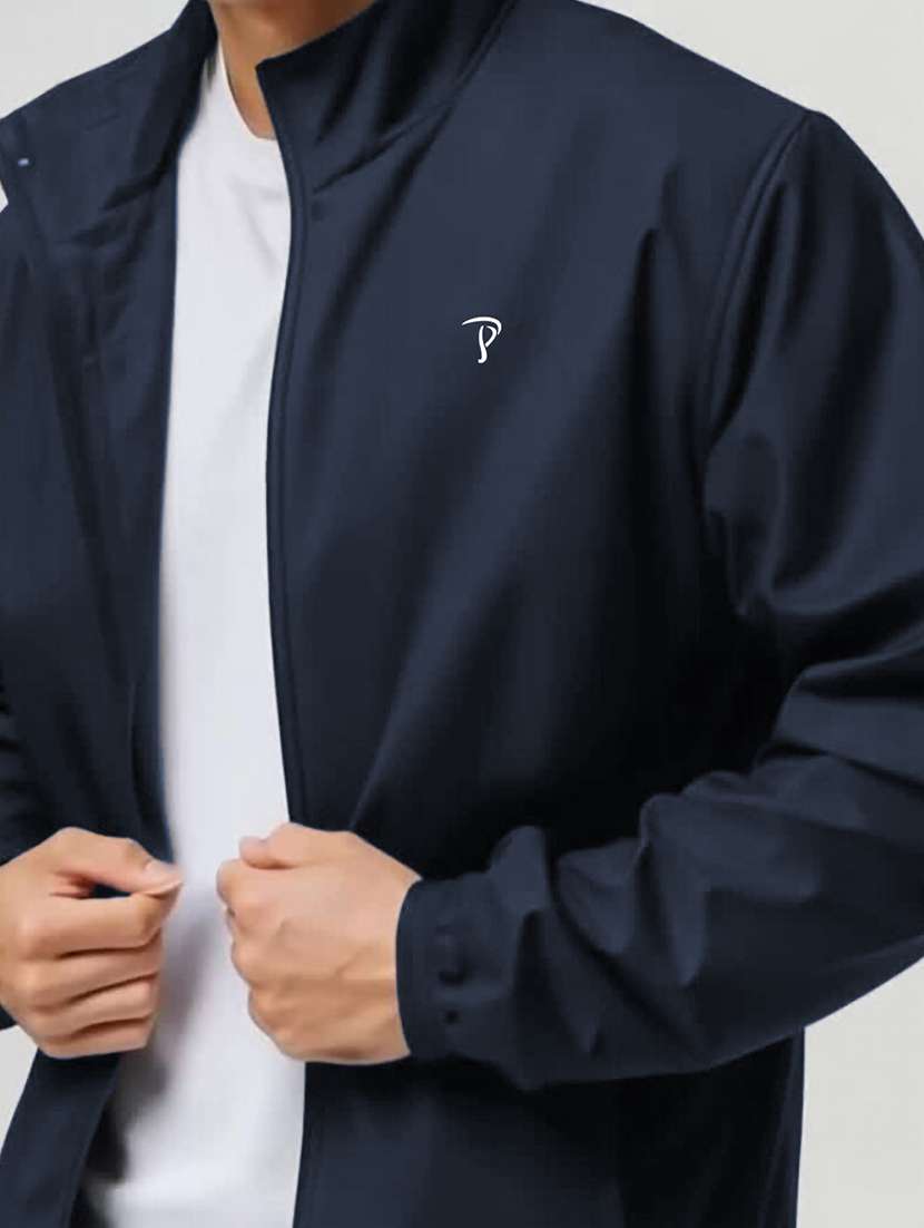 men solid long sleeve regualr fit casual jacket - 22162396 -  Standard Image - 4