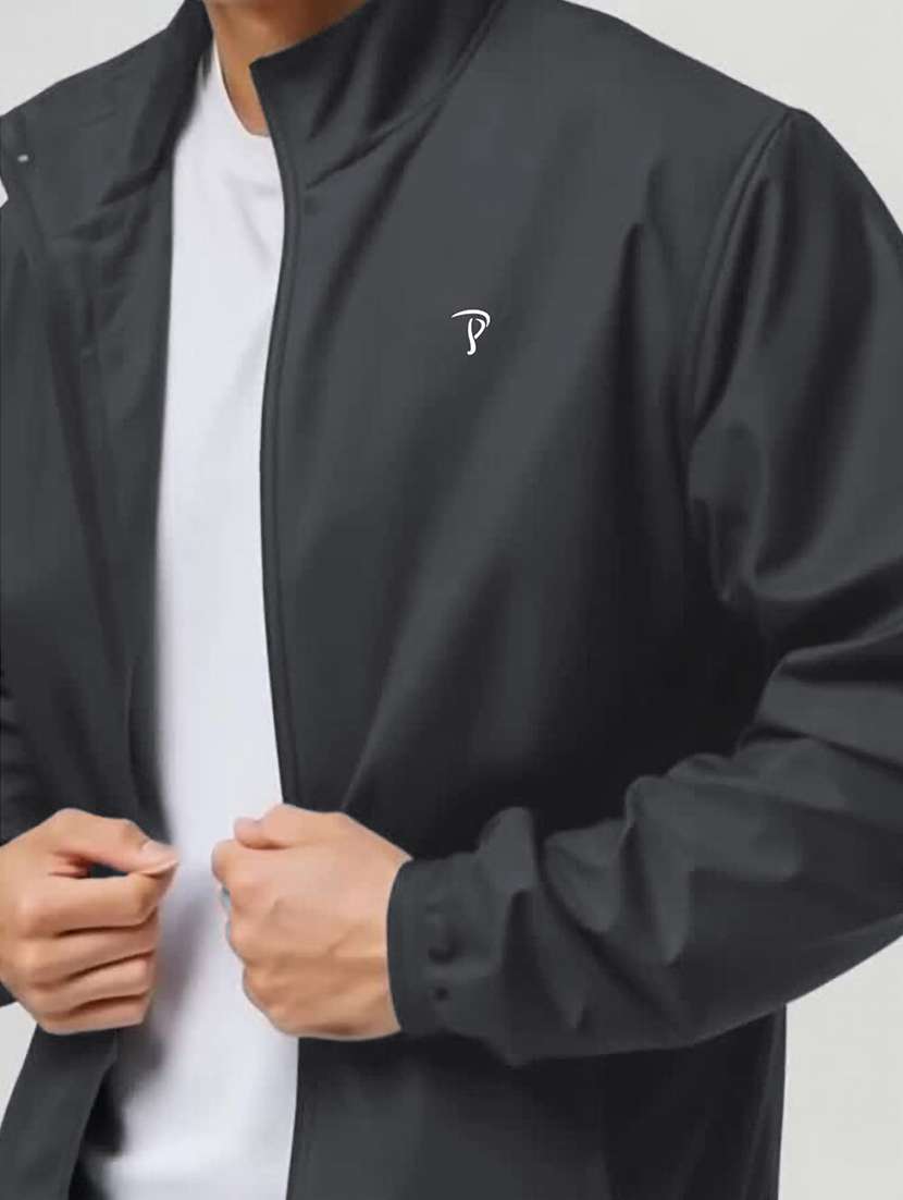 men solid long sleeve regualr fit casual jacket - 22162398 -  Standard Image - 4