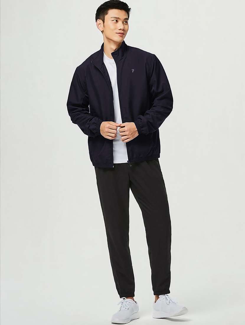 men solid long sleeve regualr fit casual jacket - 22162400 -  Standard Image - 1