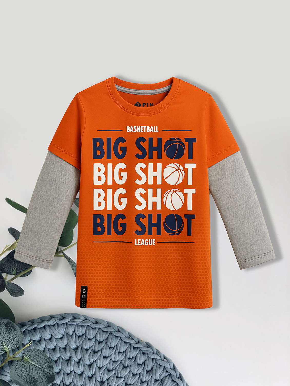 boys pack of 5 printed long sleeve t-shirt - 22162409 -  Standard Image - 1