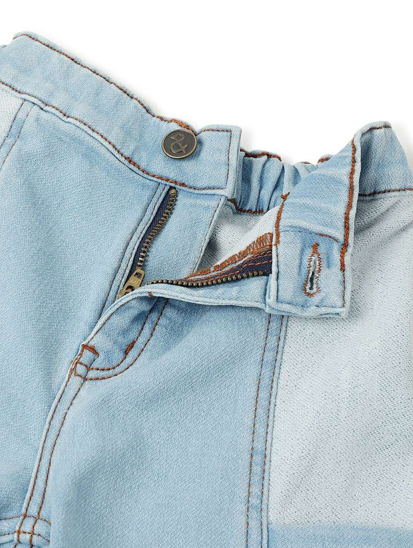 boys color blocked mid rise staright jean - 22162432 -  Standard Image - 4