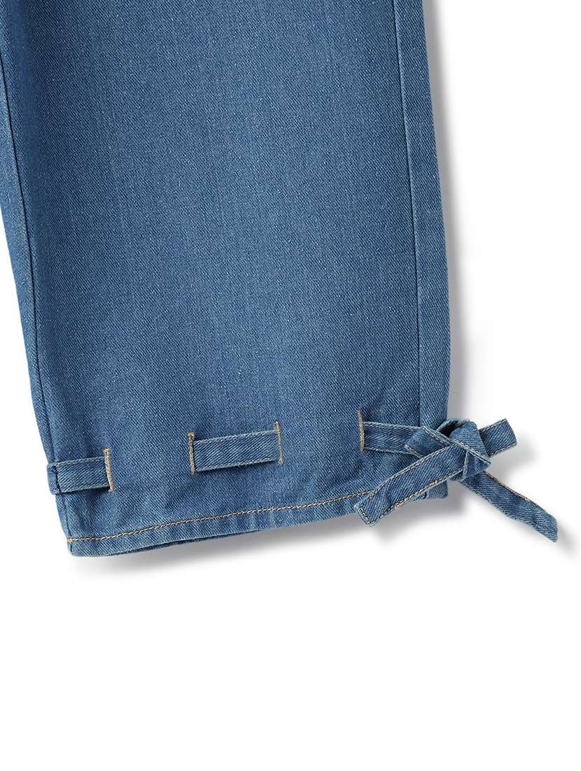 girls solid mid rise straight jean - 22162503 -  Standard Image - 4