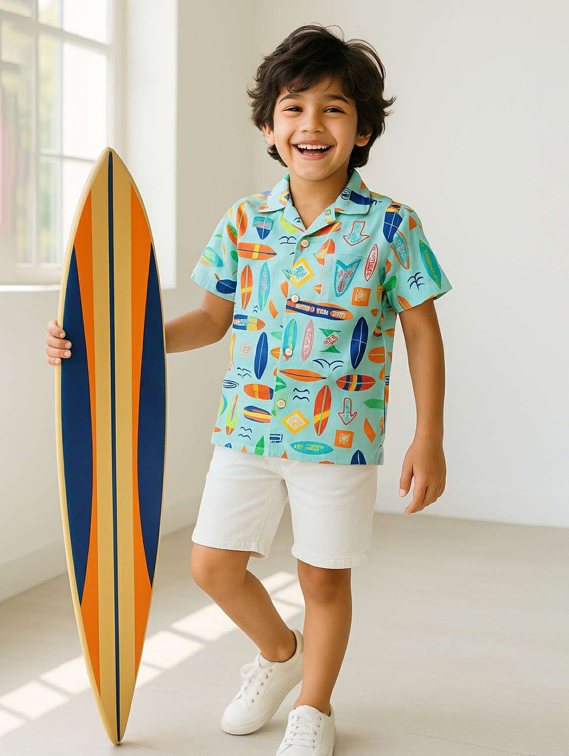 boys printed short sleeve shirt - 22162507 -  Standard Image - 1
