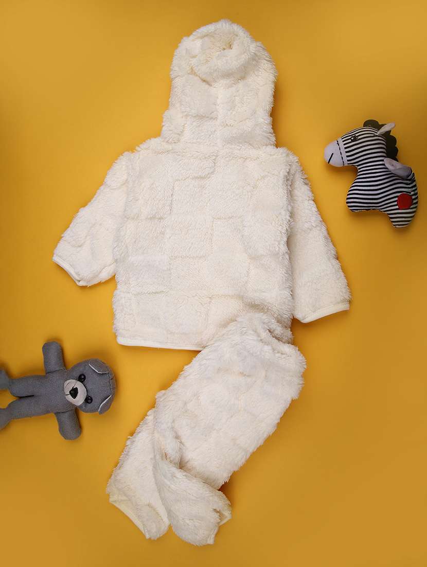 kids self designed hooded full length set - 22162606 -  Standard Image - 1