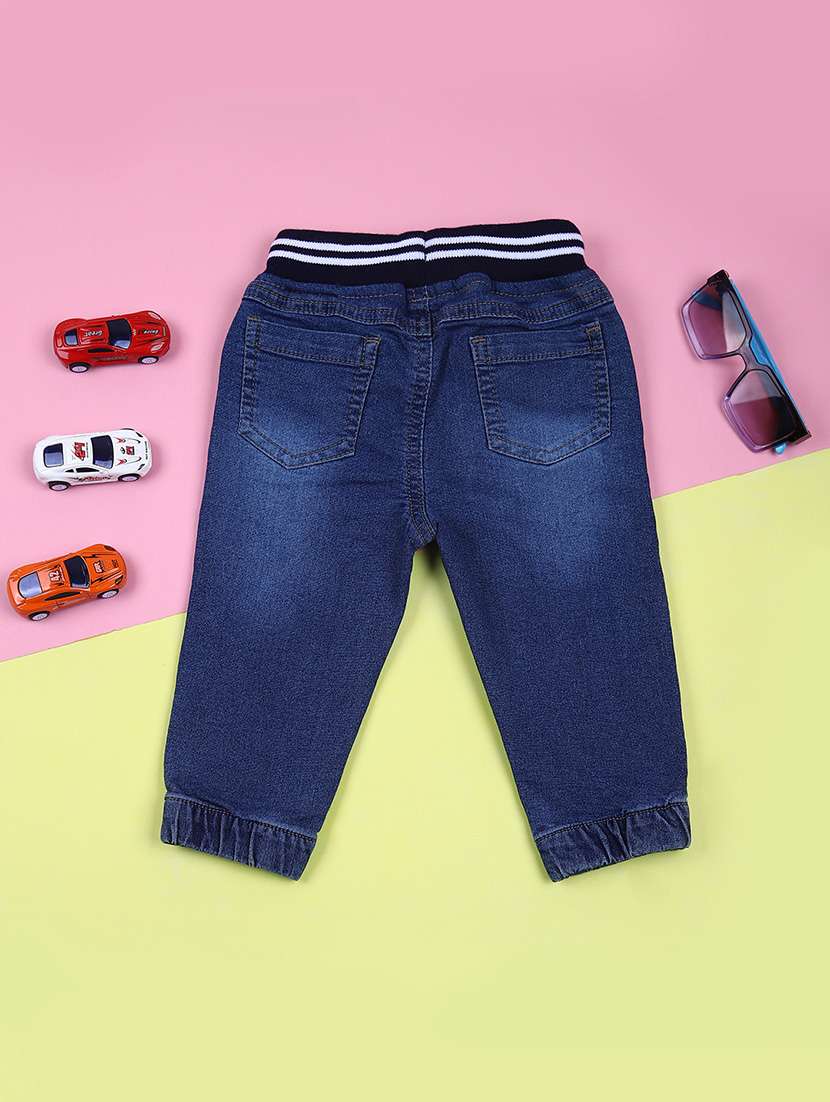 boys solid mid rise jogger - 22163220 -  Standard Image - 1