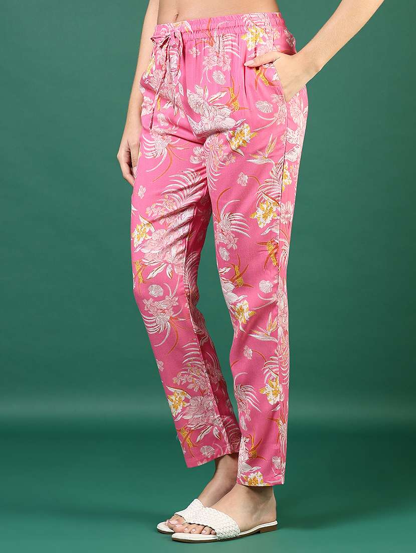 women printed mid rise pajama - 22163920 -  Standard Image - 1