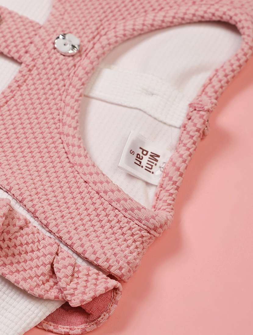 girls solid top and trouser co-ord set - 22163939 -  Standard Image - 4