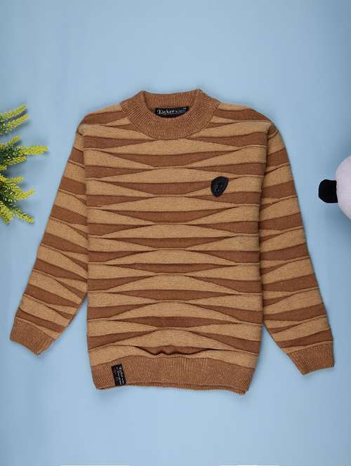 boys self designed long sleeve sweater - 22163974 -  Standard Image - 0