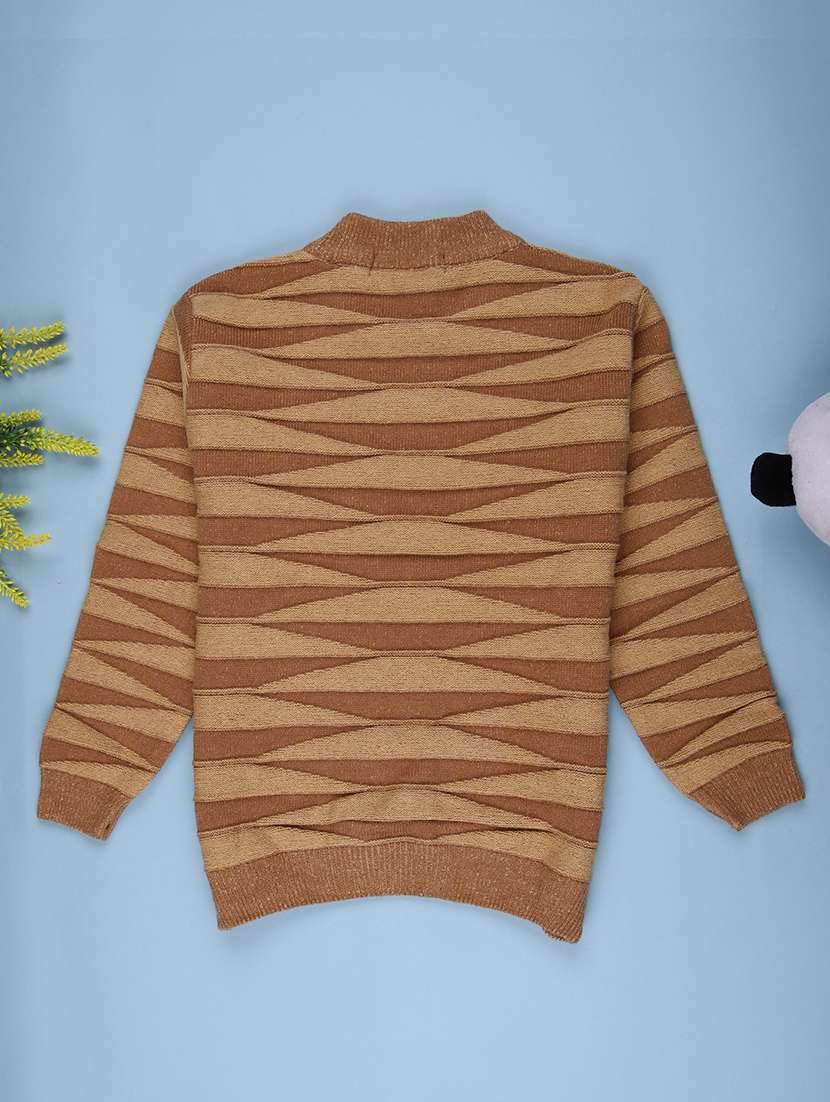 boys self designed long sleeve sweater - 22163974 -  Standard Image - 1