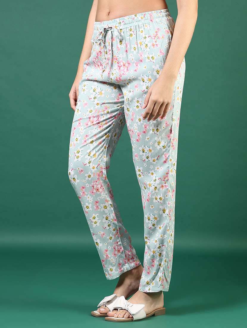 women printed mid rise pajama - 22164063 -  Standard Image - 1
