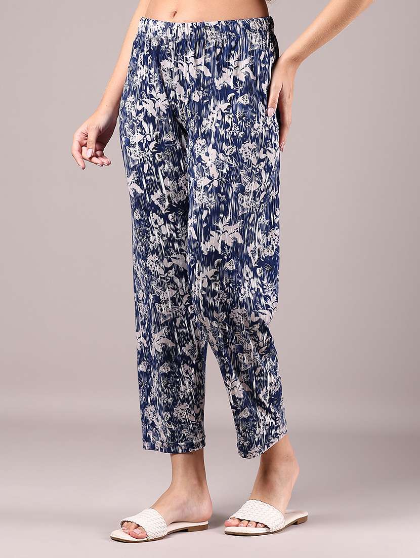 women printed mid rise pajama - 22164359 -  Standard Image - 1