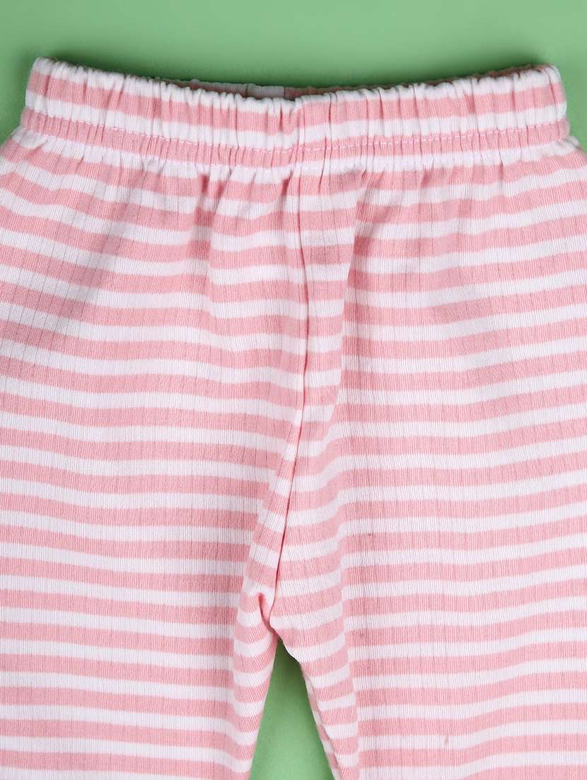girls striped round neck full length set - 22164505 -  Standard Image - 4