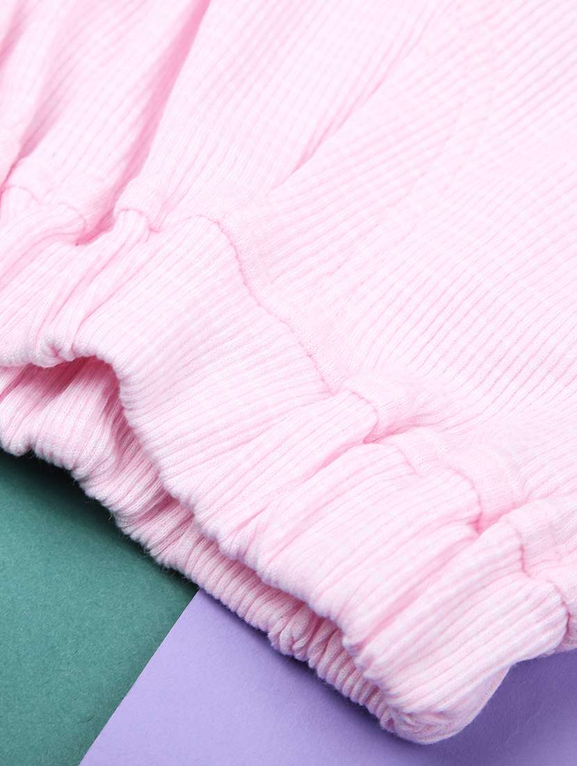 girls printed roundneck top and trouser co-ord set - 22164507 -  Standard Image - 4