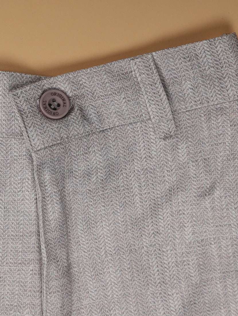 boys printed waistcoat and trouser with shirt set - 22164783 -  Standard Image - 4