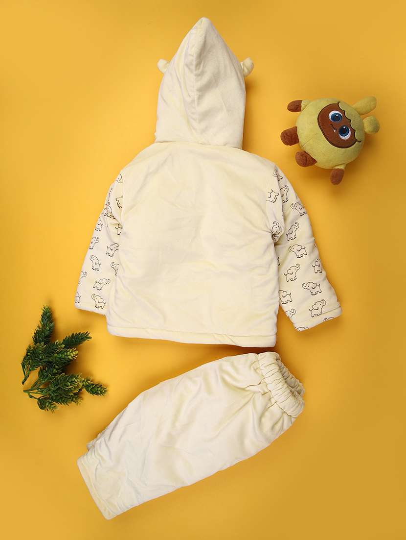 boys solid hooded full length set - 22165803 -  Standard Image - 1