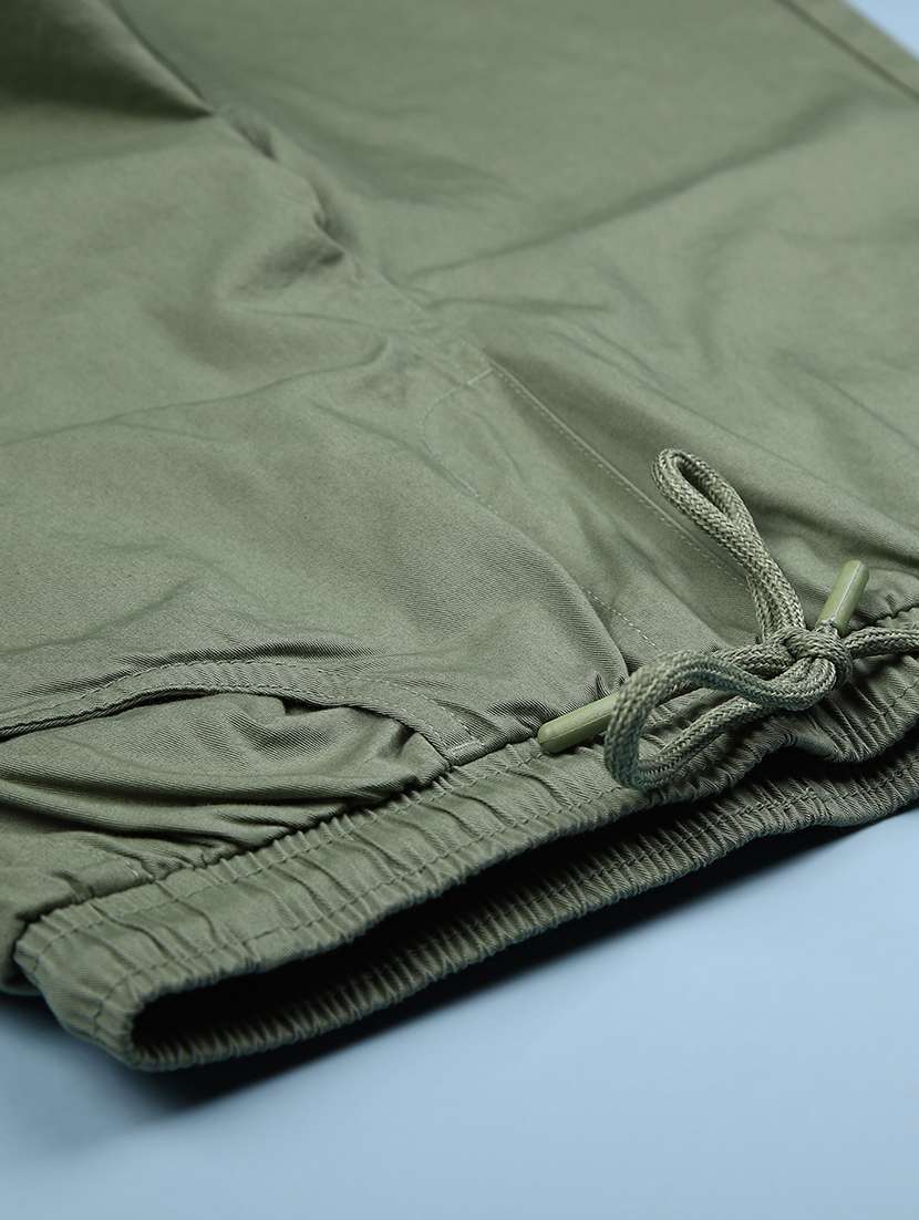 girls solid mid rise relaxed fit jogger - 22165911 -  Standard Image - 4